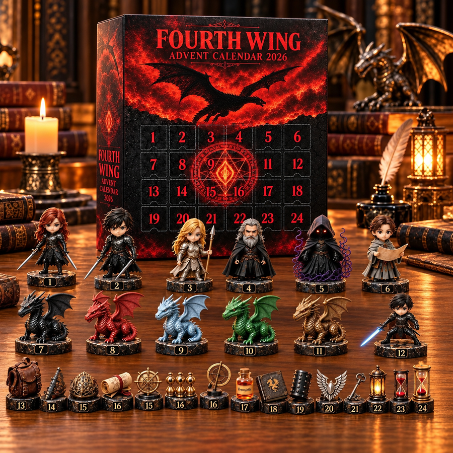 Fourth Wing Advent Calendar – 24 Days of Dragon-Inspired Surprises